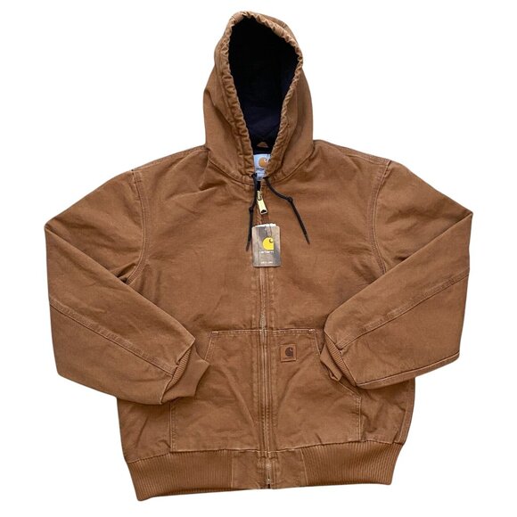 NWT DEADSTOCK Carhartt J130 211 Quilt-Lined Hooded Work Jacket, Mexico